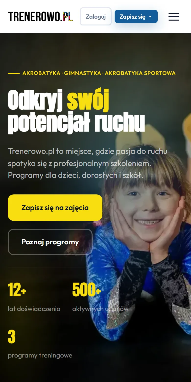 Strona główna Trenerowo w telefonie